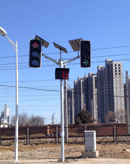 太陽能交通信號燈圖解和方案