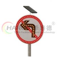 太陽(yáng)能標(biāo)牌_禁止左轉(zhuǎn)標(biāo)牌