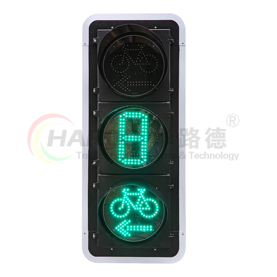 內(nèi)嵌單8數(shù)顯左轉(zhuǎn)非機動車信號燈-2