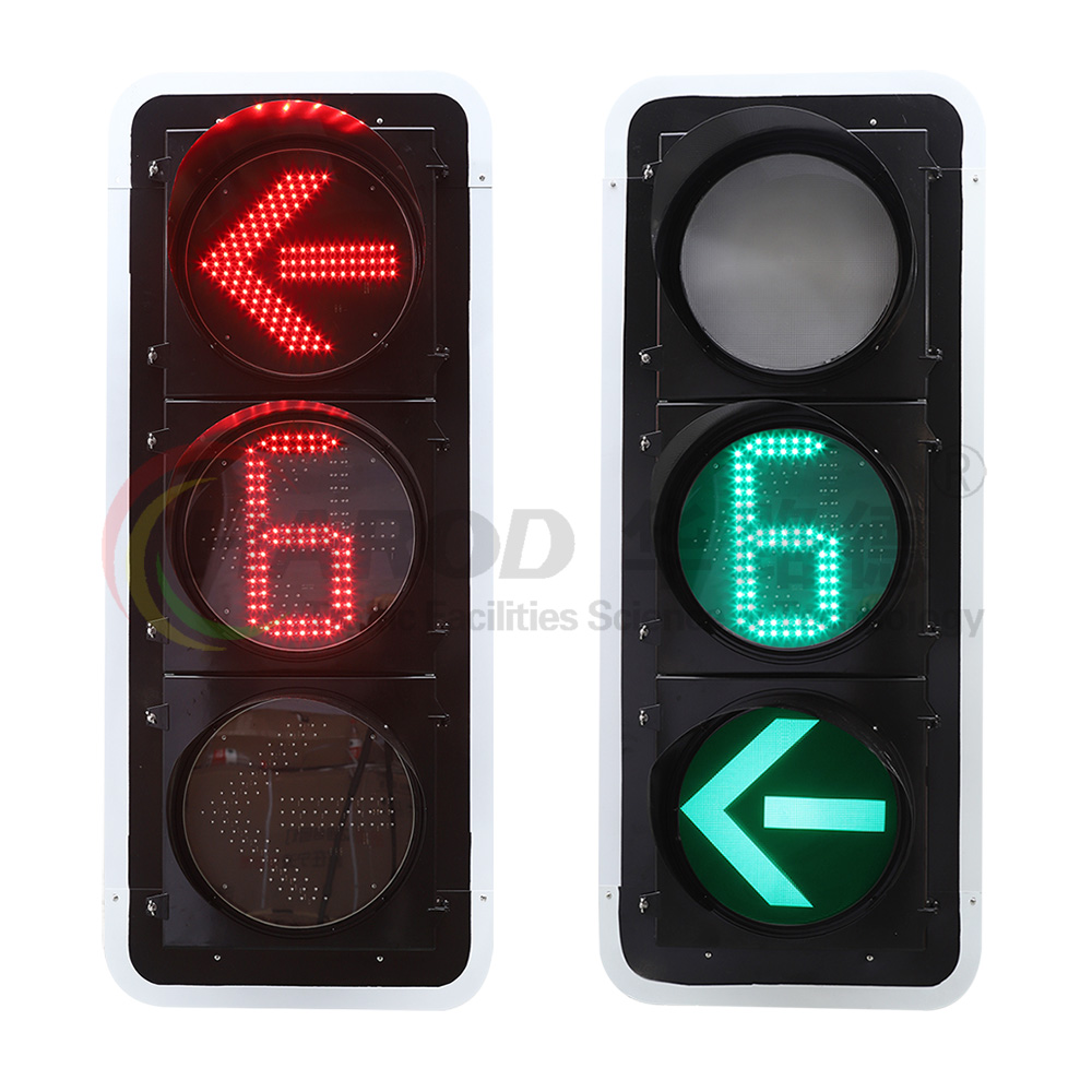 黃箭頭內(nèi)嵌單8數(shù)顯方向指示燈