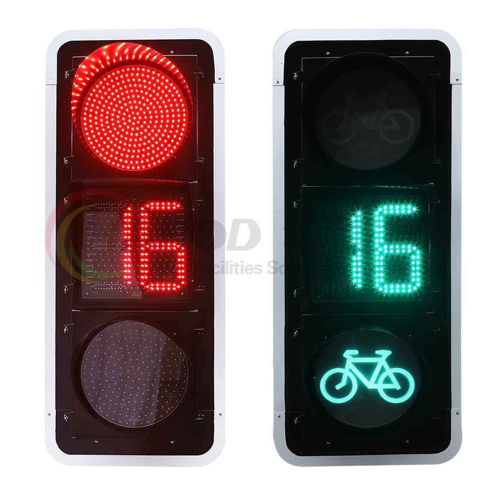 內(nèi)嵌雙8數(shù)顯非機(jī)動(dòng)車信號(hào)燈