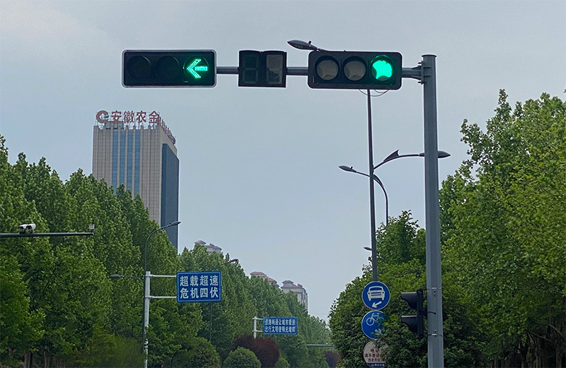 大功率信號燈、銀杏葉信號燈成功亮相安徽！