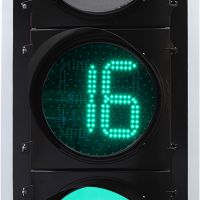 紅綠滿盤中間黃滿盤帶雙8數(shù)顯信號燈-2