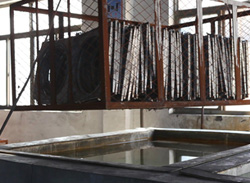 華路德噴塑車間